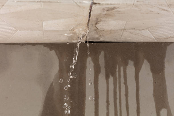 Professional Water Damage Restoration technician working in Caldwell, NJ